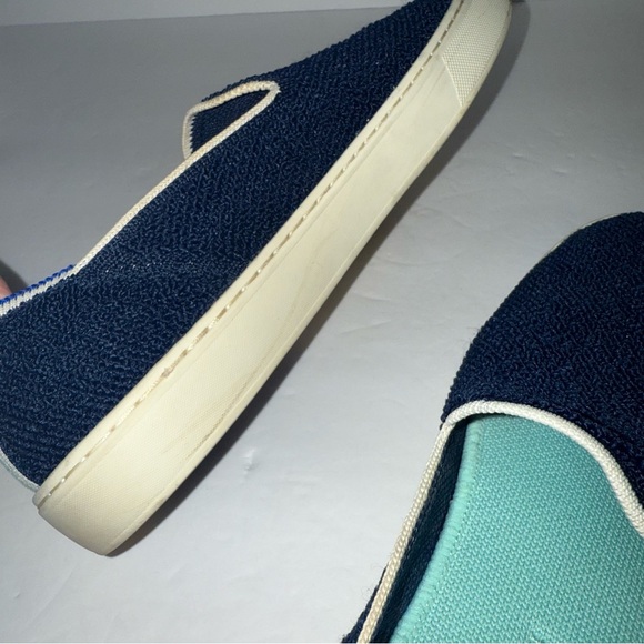 Rothy's The Slip On Terry Sapphire Fabric Low Top Loafers Sneakers Shoes Sz 10 - Picture 6 of 7